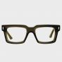 CUTLER AND GROSS 1386-05-52MM OLIVEGREEN.ACETATEOPTICALGLASSES