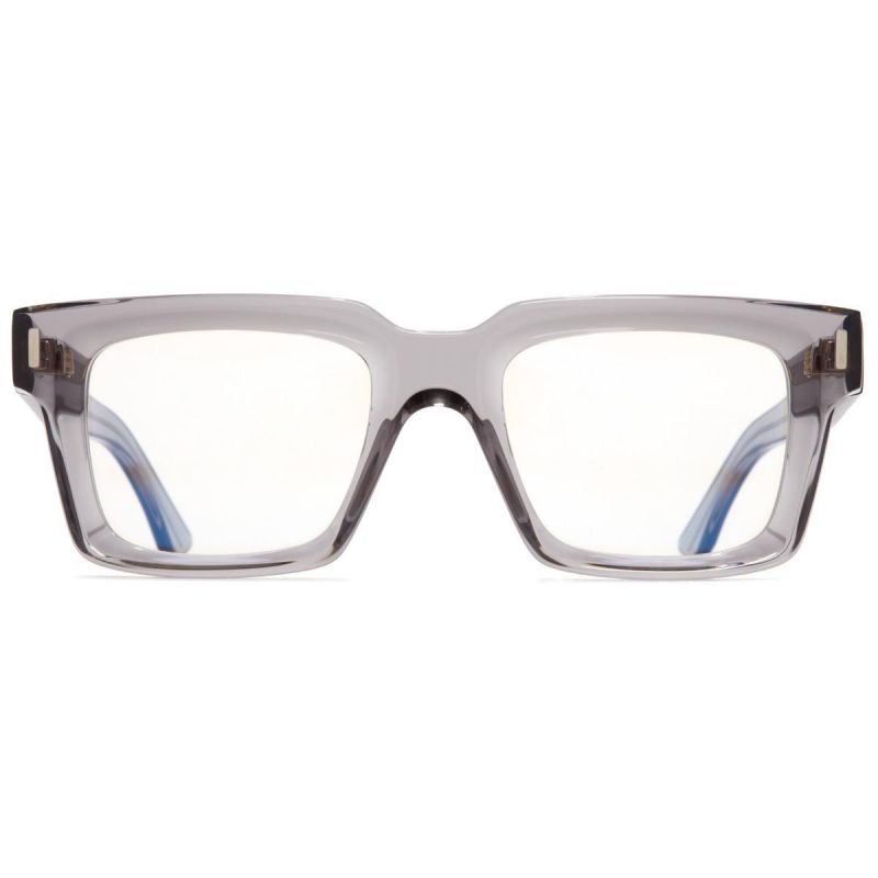 CUTLER AND GROSS 1386-1152MM SMOKEQUARTZ.ACETATEOPTICALGLASSES